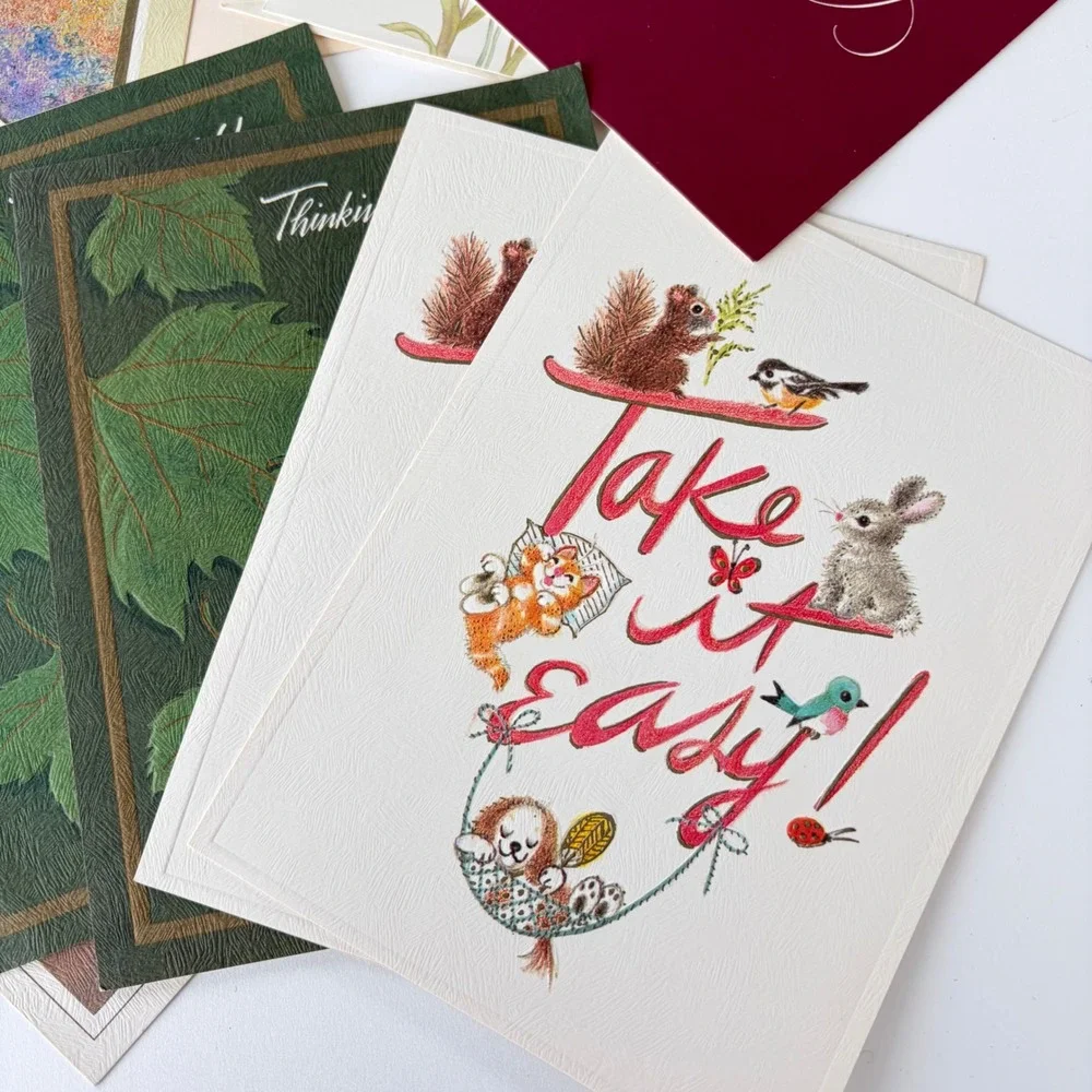 Vintage Greeting Card Lot - Over 75 Cards